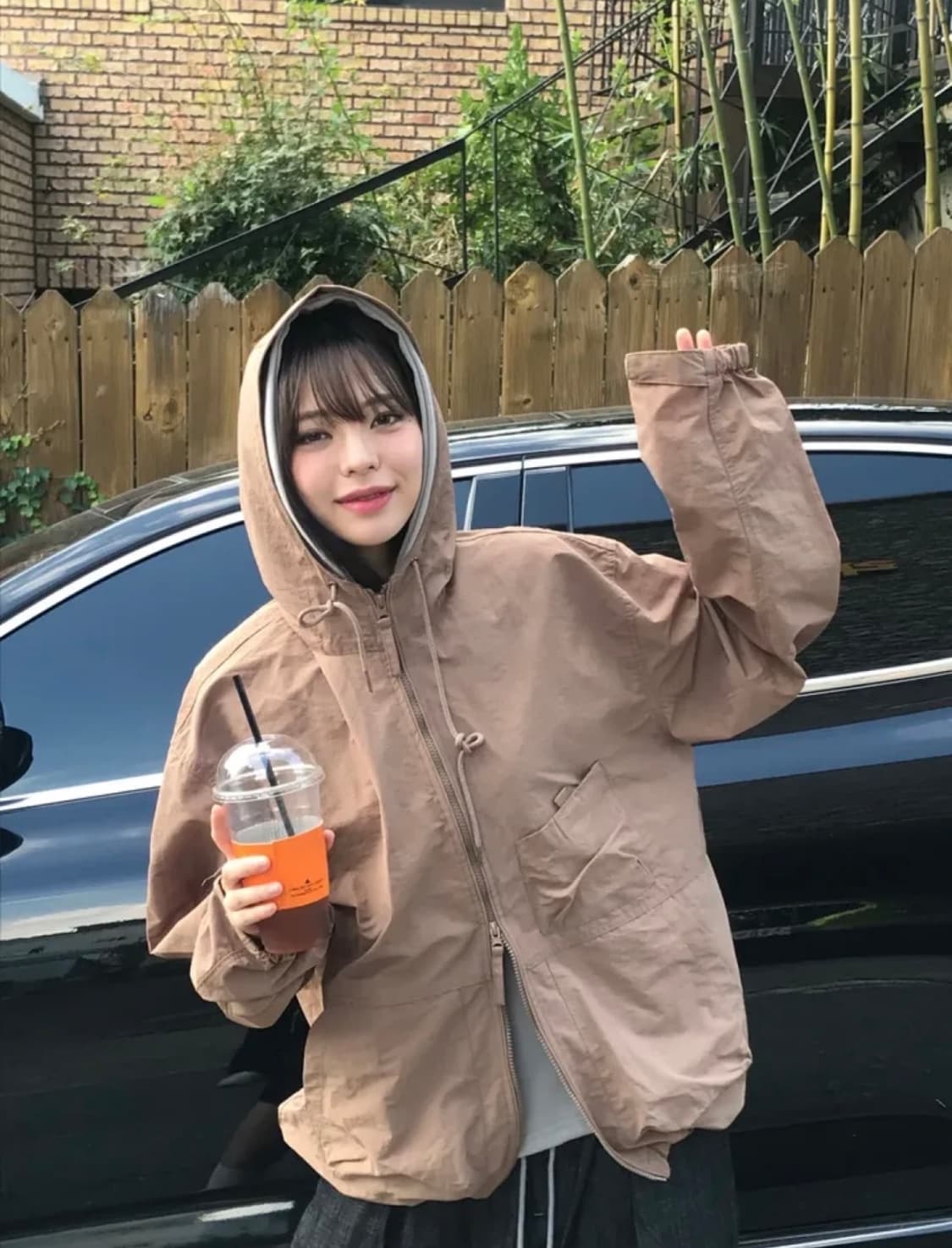 남녀공용 후드 바람막이 자켓 상품이미지1