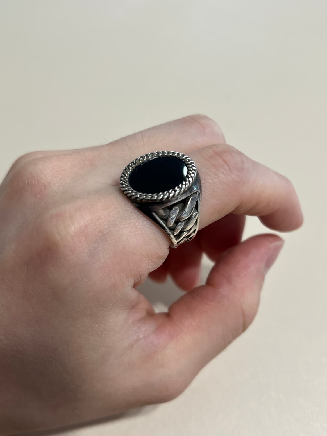 거스큐 Gus.Q 미러 체인 링 925 silver 19.5 상품이미지3