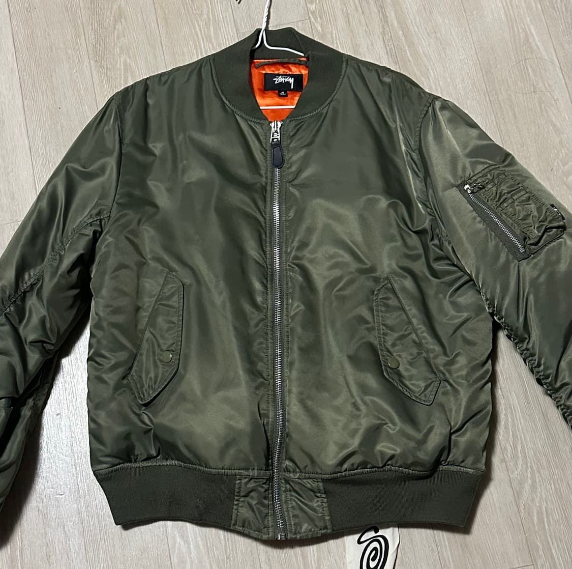 스투시 x CDG MA-1 자켓 올리브 상품이미지2