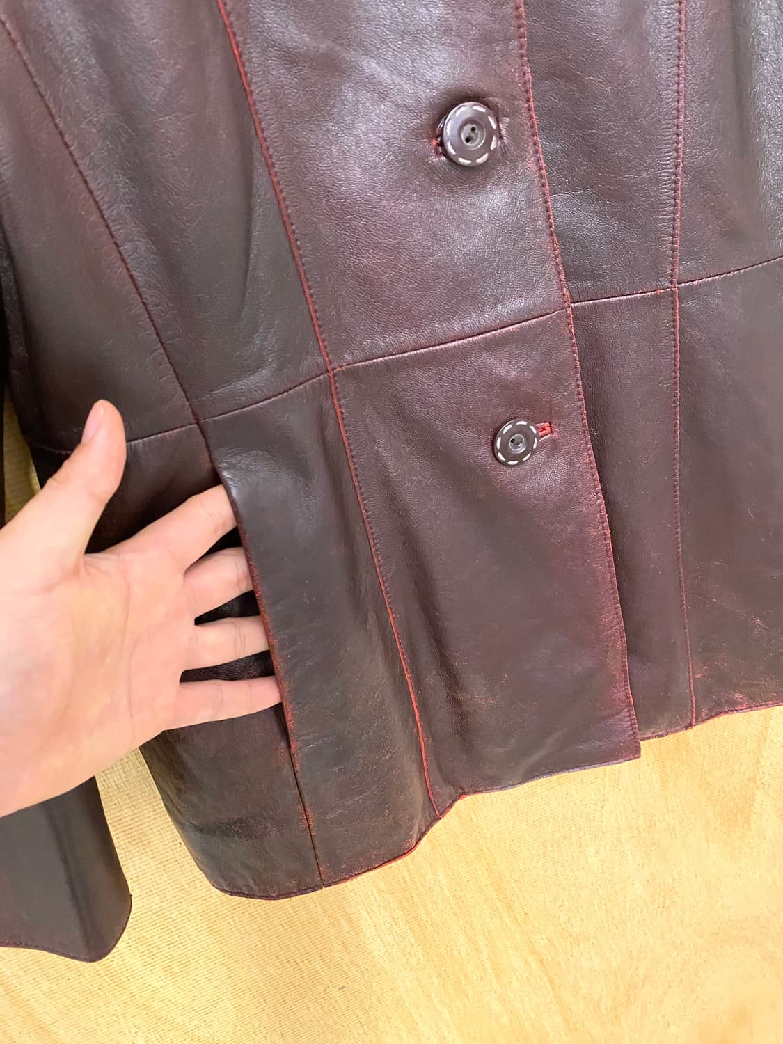 VTG leather jacket 빈티지 레더 자켓 상품이미지9