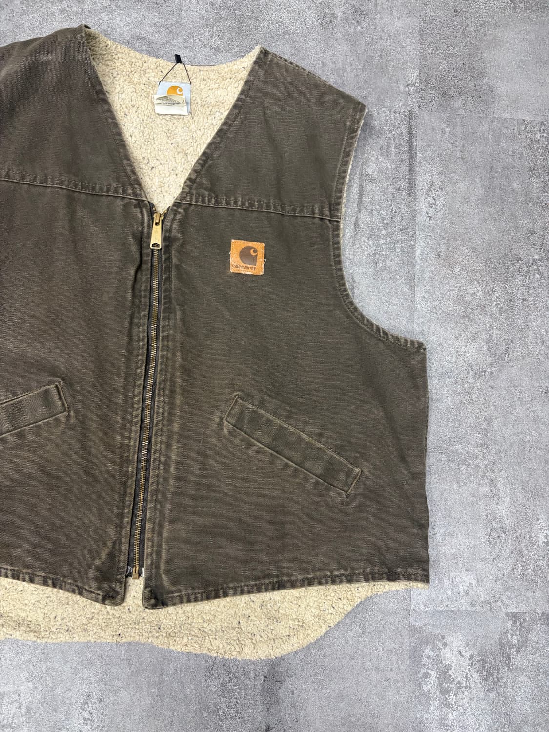00s 칼하트 dkb 베스트 브라운 조끼 Carhartt Vest 상품이미지3