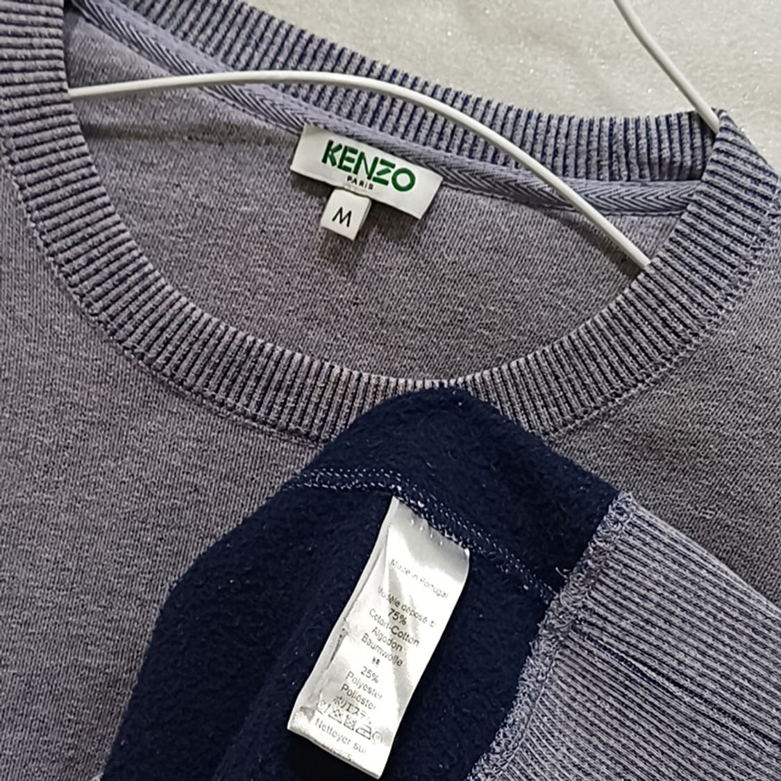 정품 겐조 피쉬 기모 맨투맨 라운드 티 남성 M 도톰 훌륭 사랑봉봉 상품이미지3