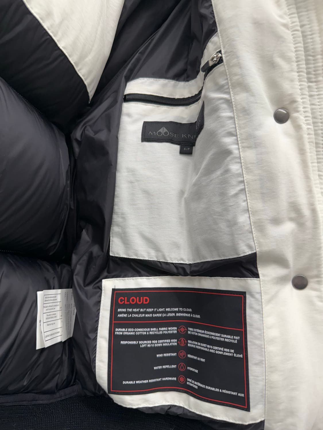 [새상품 / S] 무스너클 여성 트로이 클라우드 패딩 상품이미지5