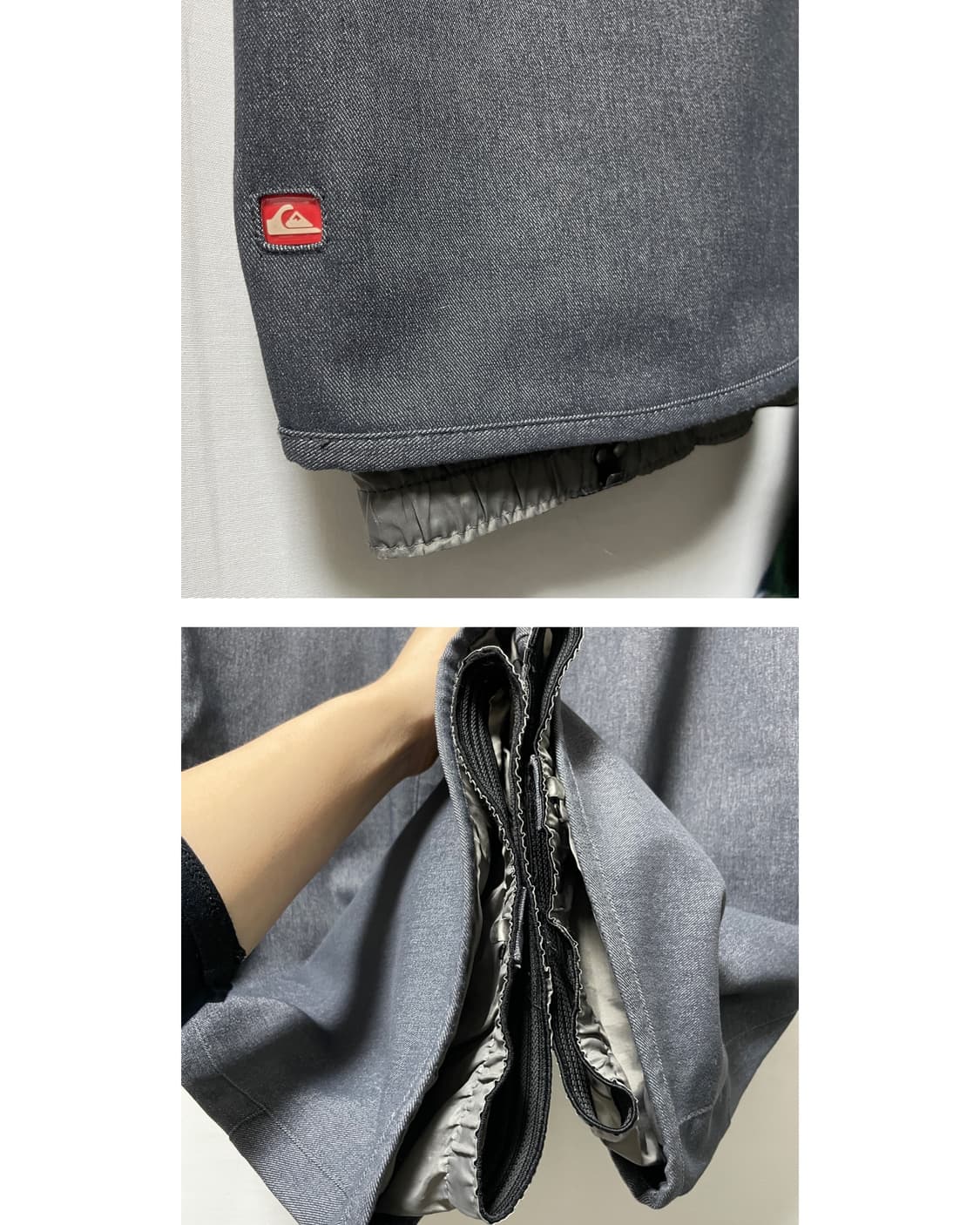 퀵실버 Quiksilver 남성 스키바지 보드복 겨울 방한팬츠 _ 차콜 상품이미지6