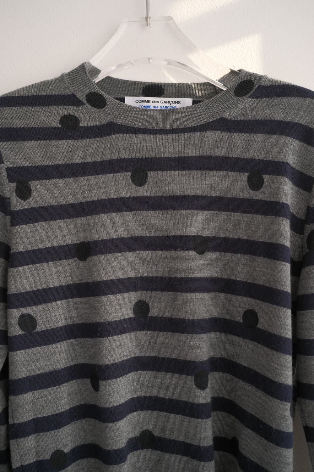 Stripe & dot knit top 상품이미지6