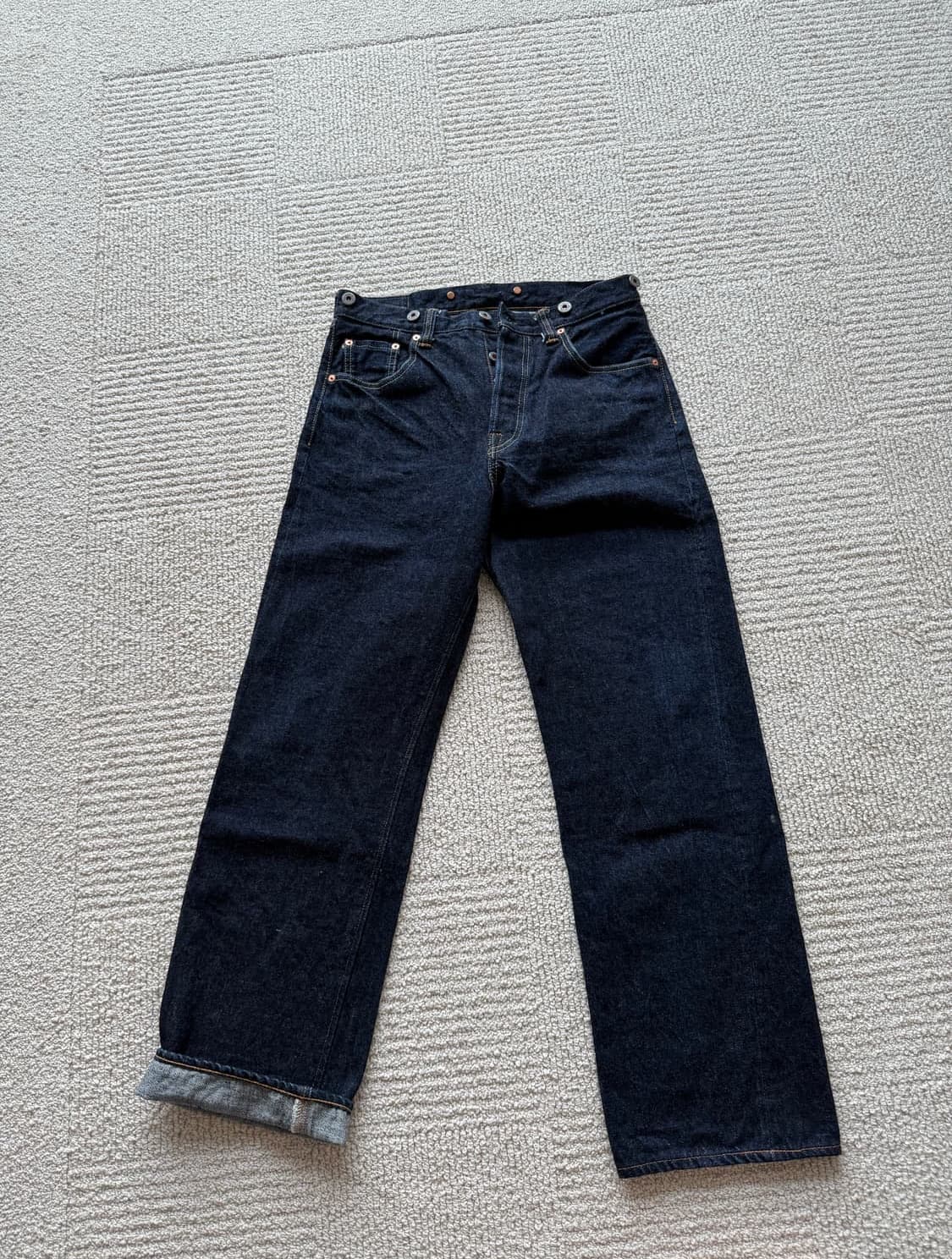 [40, 31] 그라프제로 graphzero 복각 데님 셋업 상품이미지5