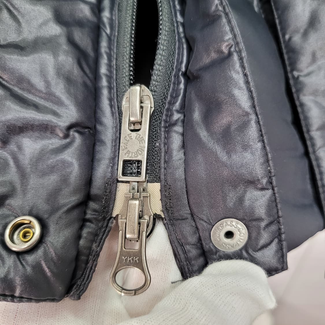 노스페이스 550필 구스다운 경량 패딩 집업 자켓 XS(85) 상품이미지8