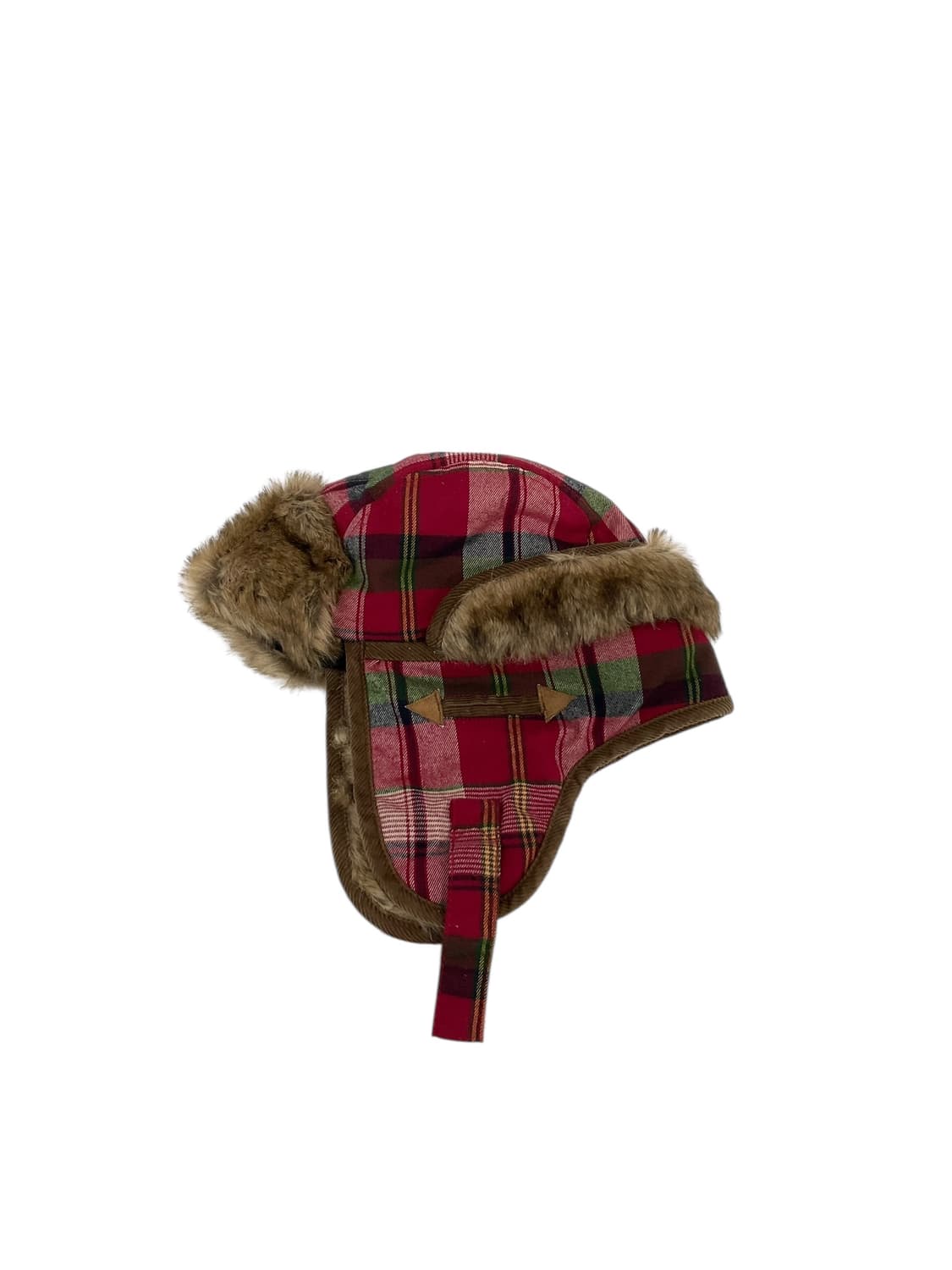 Vintage 체크 트루퍼 햇  상품이미지1