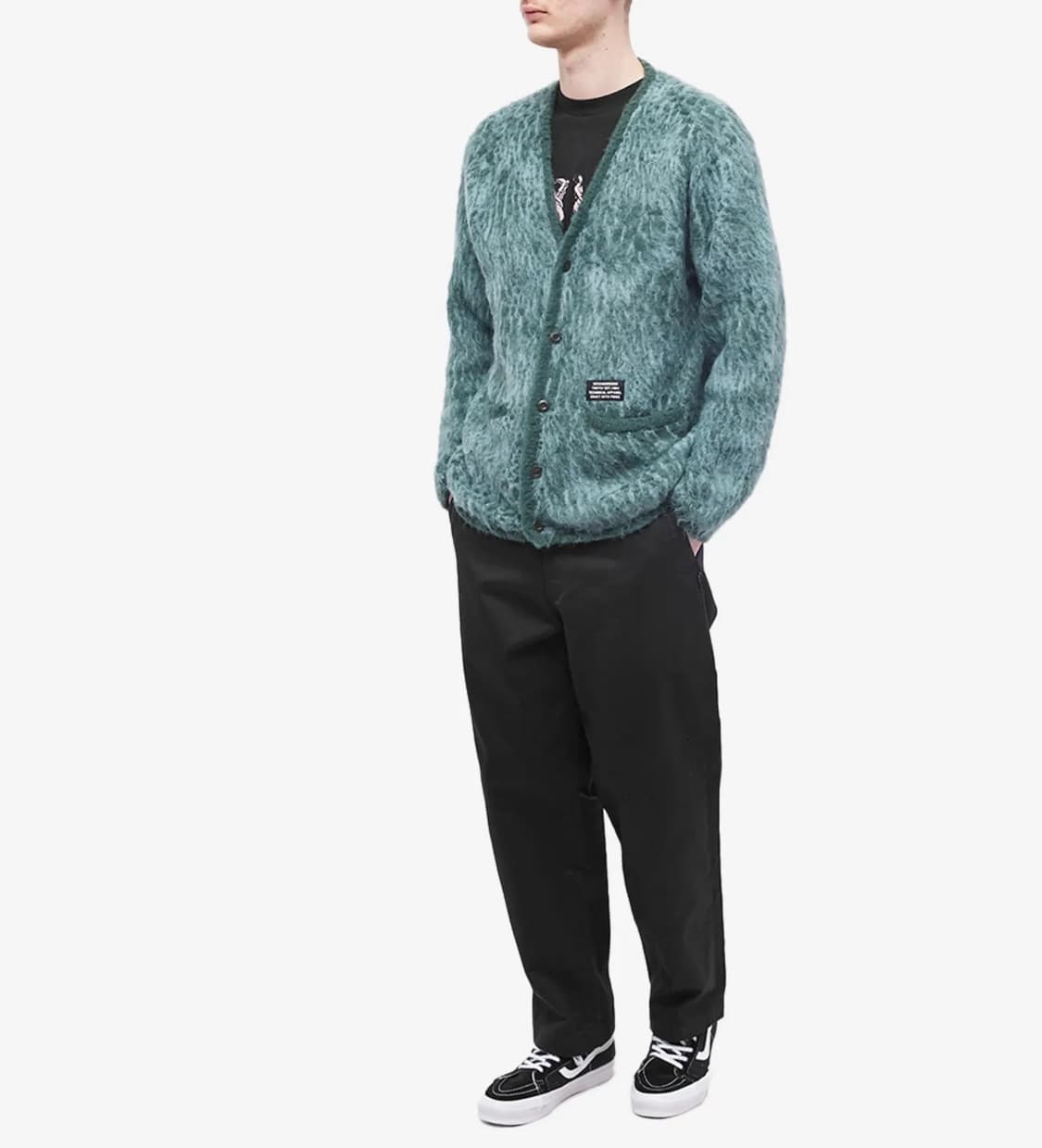 네이버후드 23SS 클래식핏 치노팬츠 블랙 M 상품이미지2