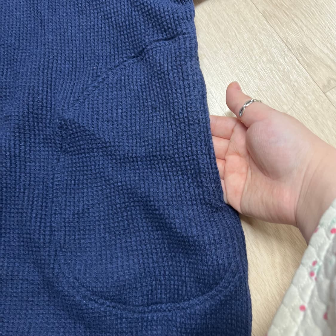 빈티지 레이어드 니트 원피스 상품이미지4