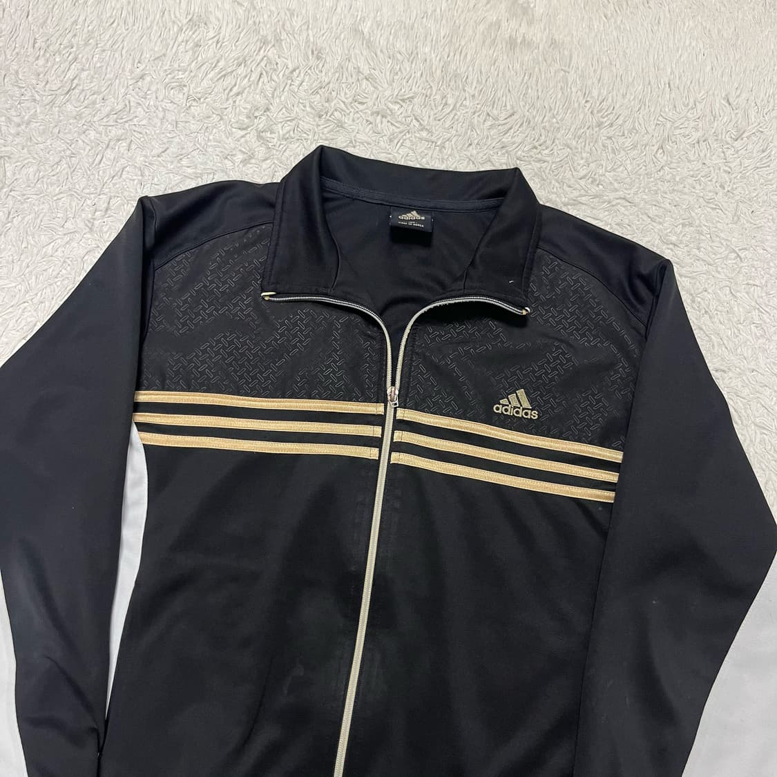 Adidas White Panel Black Gold Jersey 상품이미지5