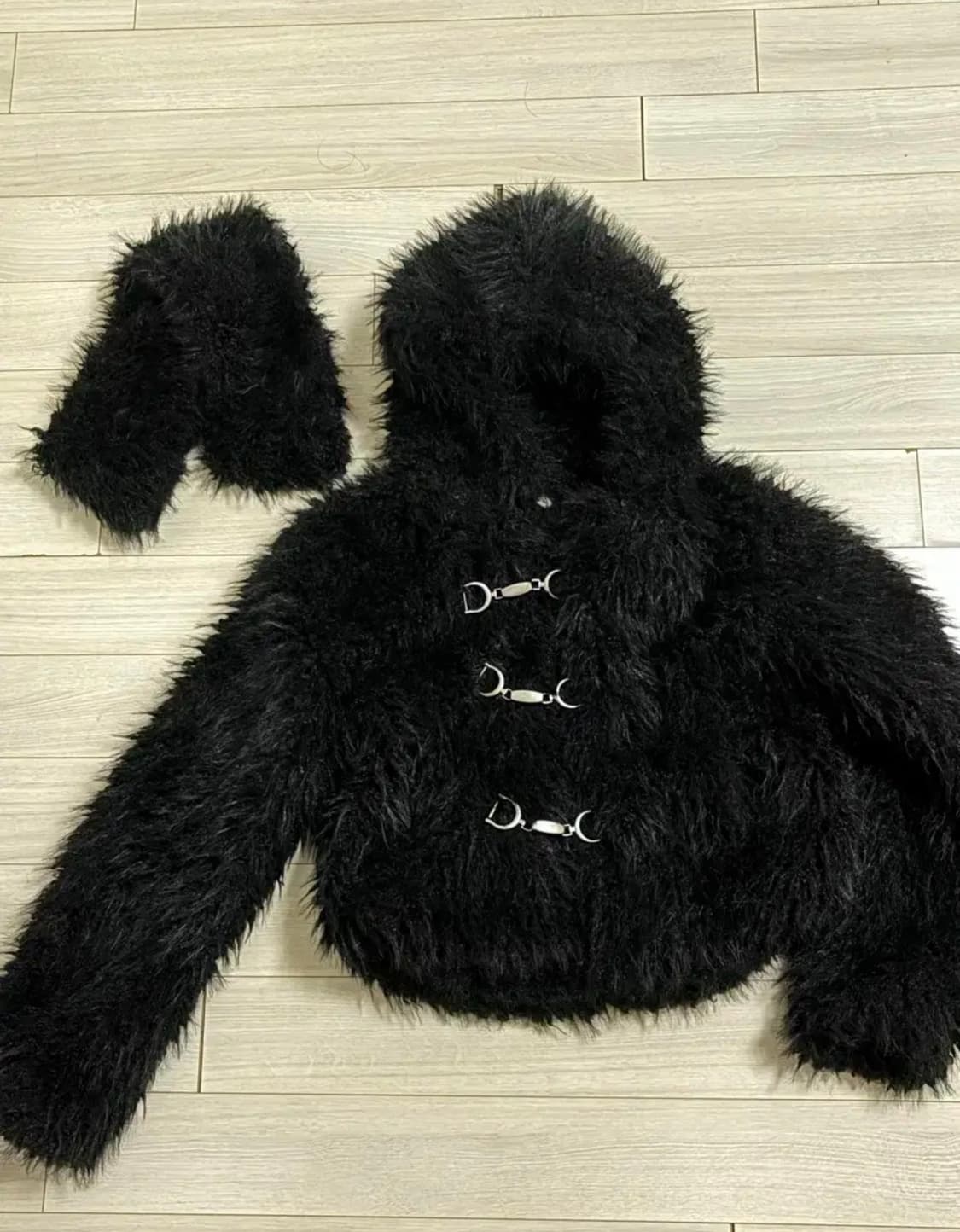 Yuse 후드 퍼자켓 상품이미지3