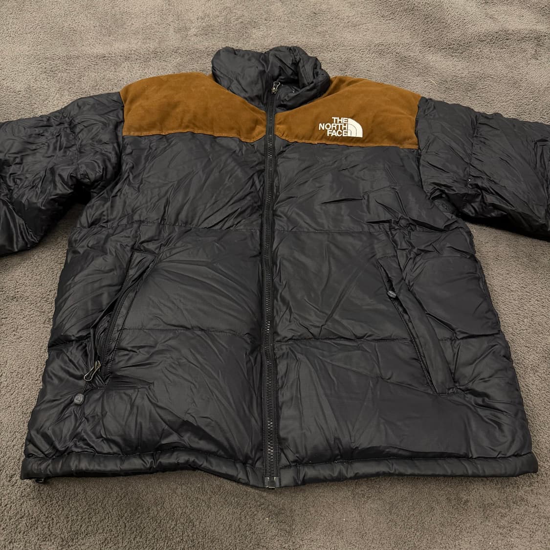 [정품/L] 노스페이스 700LTD 블랙 브라운 눕시 구스다운 패딩 상품이미지2