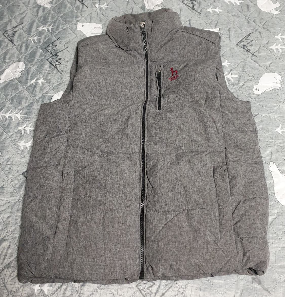 헤지스 조끼패딩 그레이 (95) 상품이미지1