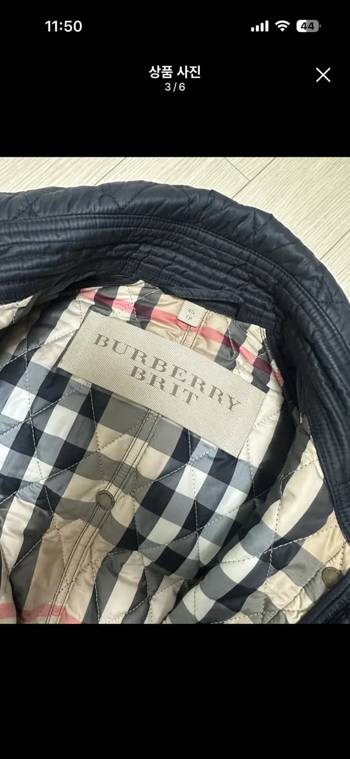 버버리 브릿 퀼팅 자켓 블랙  상품이미지3
