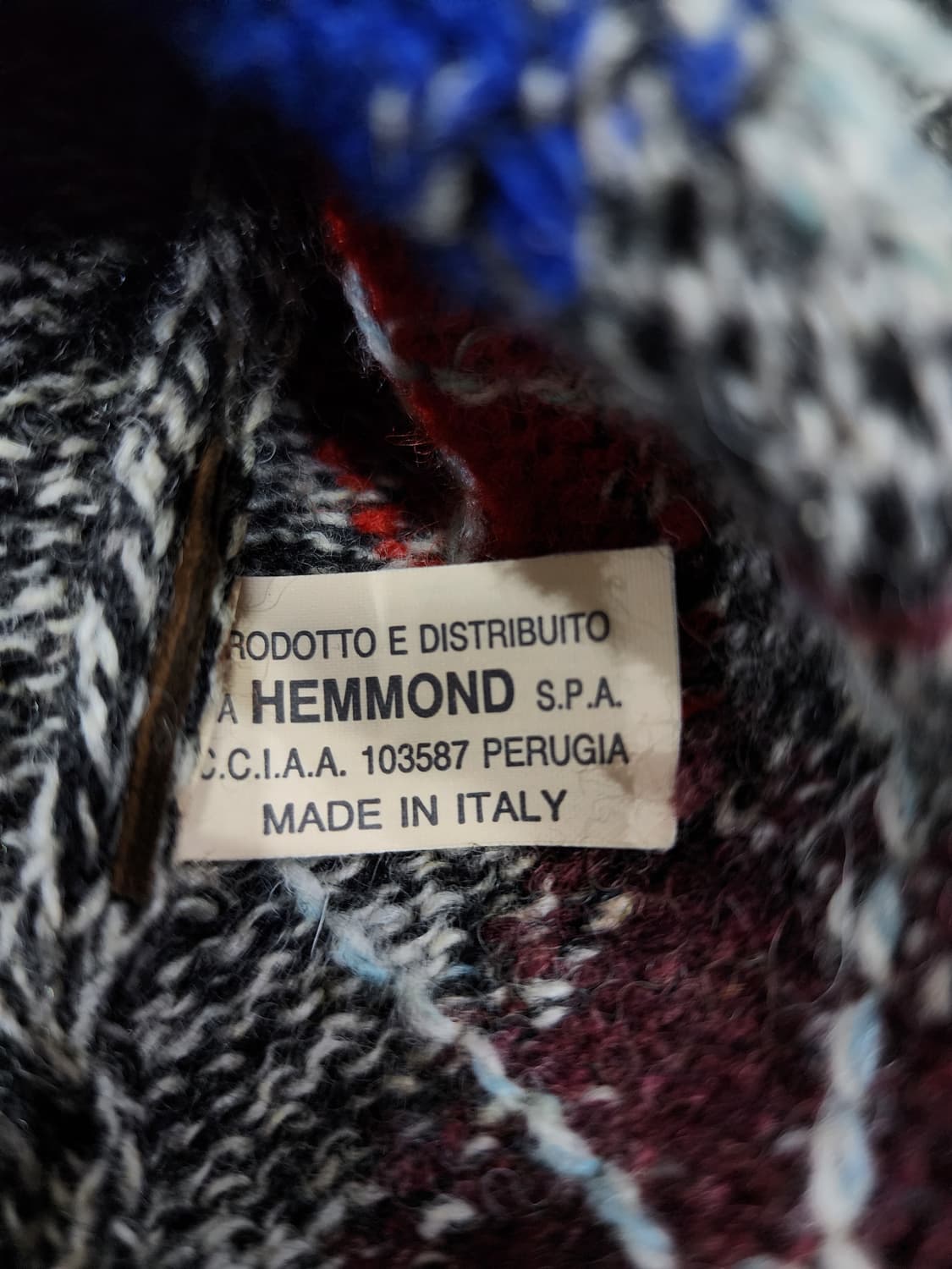 빈티지 90s 발렌티노 스튜디오 아가일 패턴 버진 울 니트 4 상품이미지7