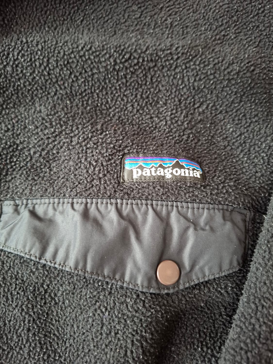 XL 파타고니아 90s 신칠라 블랙 플리스 풀오버 상품이미지2