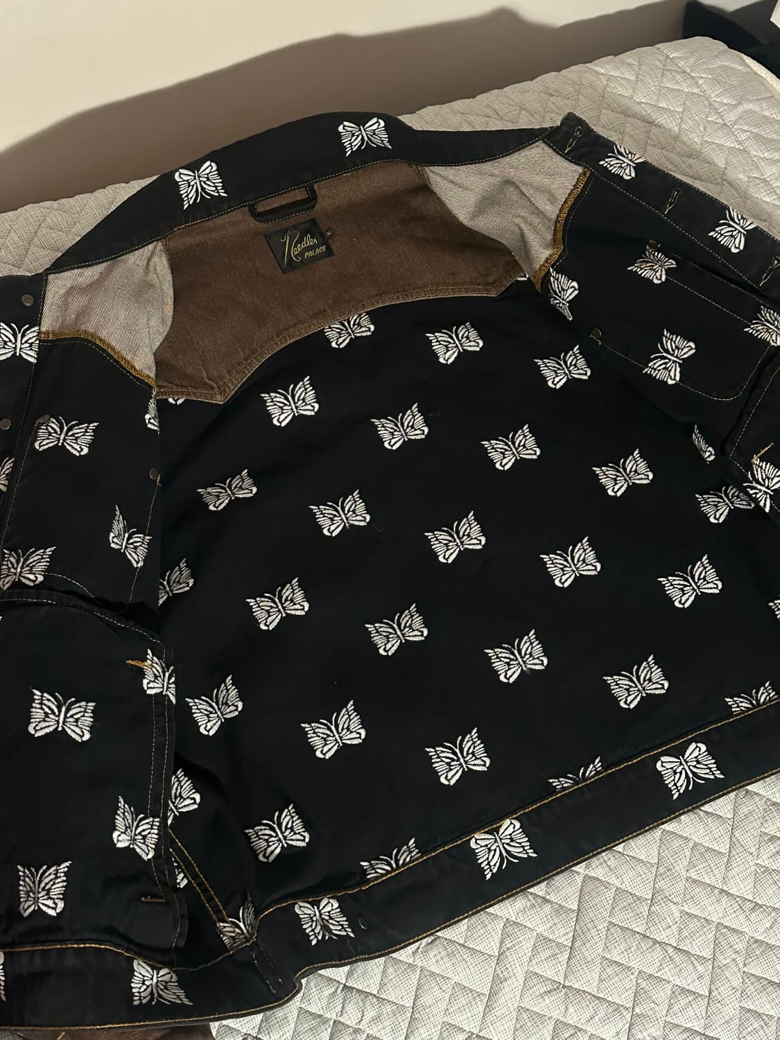 팔라스 x 니들스 웨스턴 데님 자켓 블랙 - 24FW 상품이미지2