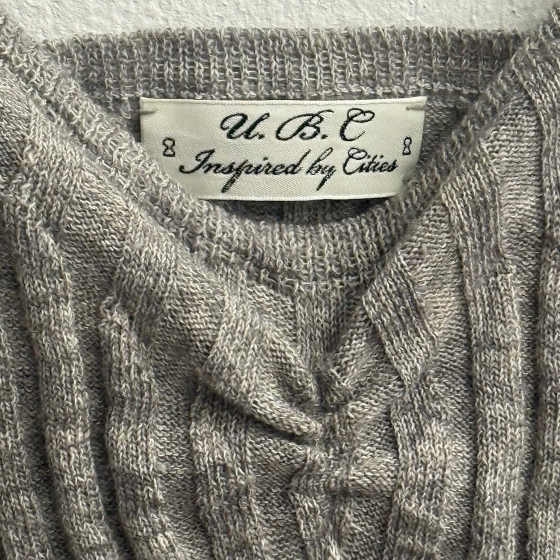 얼바닉30 urbanic 레오타드 그레이 슬리브리스 os 상품이미지2