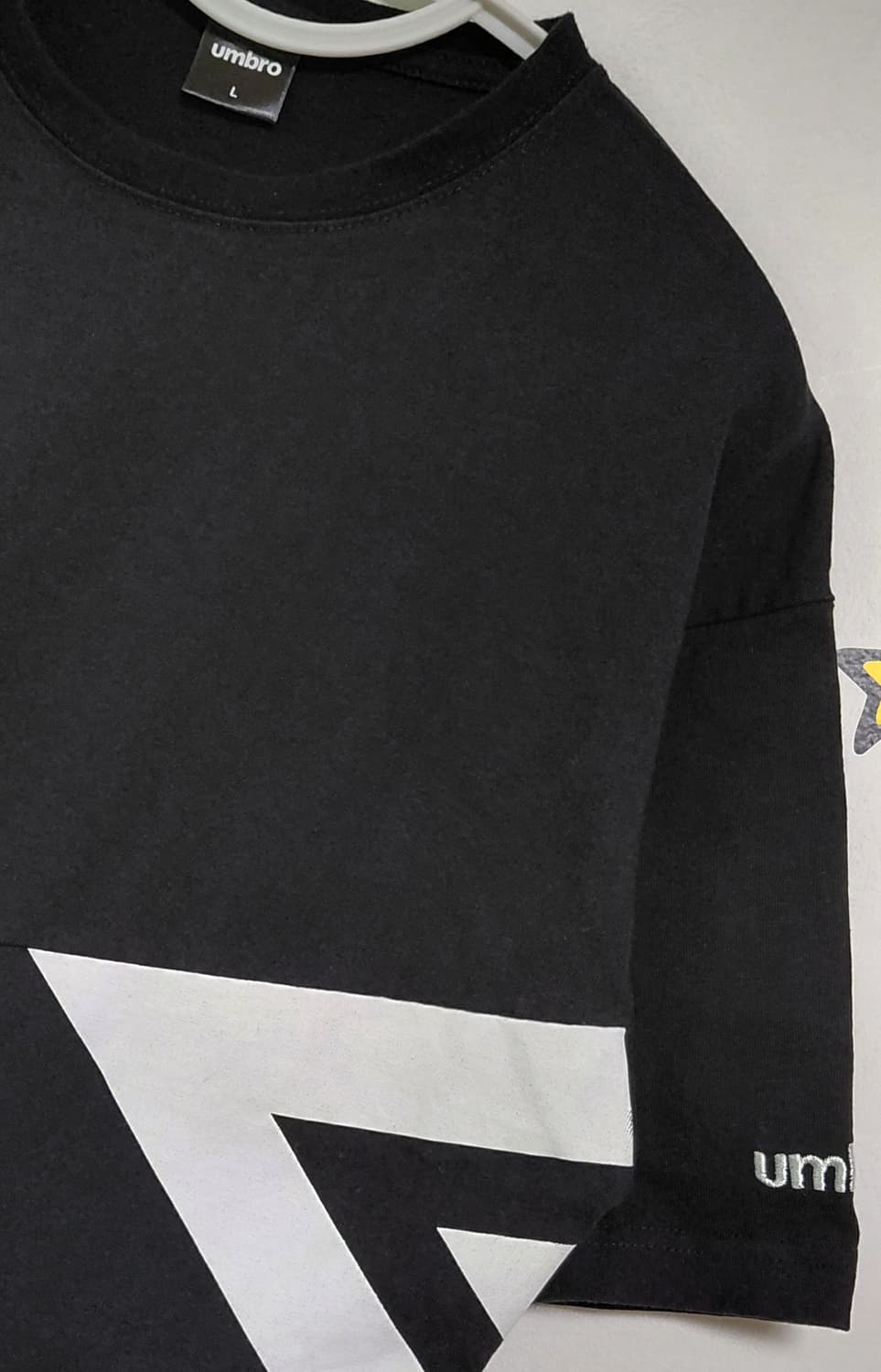 [L] 엄브로(UMBRO) 반팔 티셔츠 블랙 상품이미지3