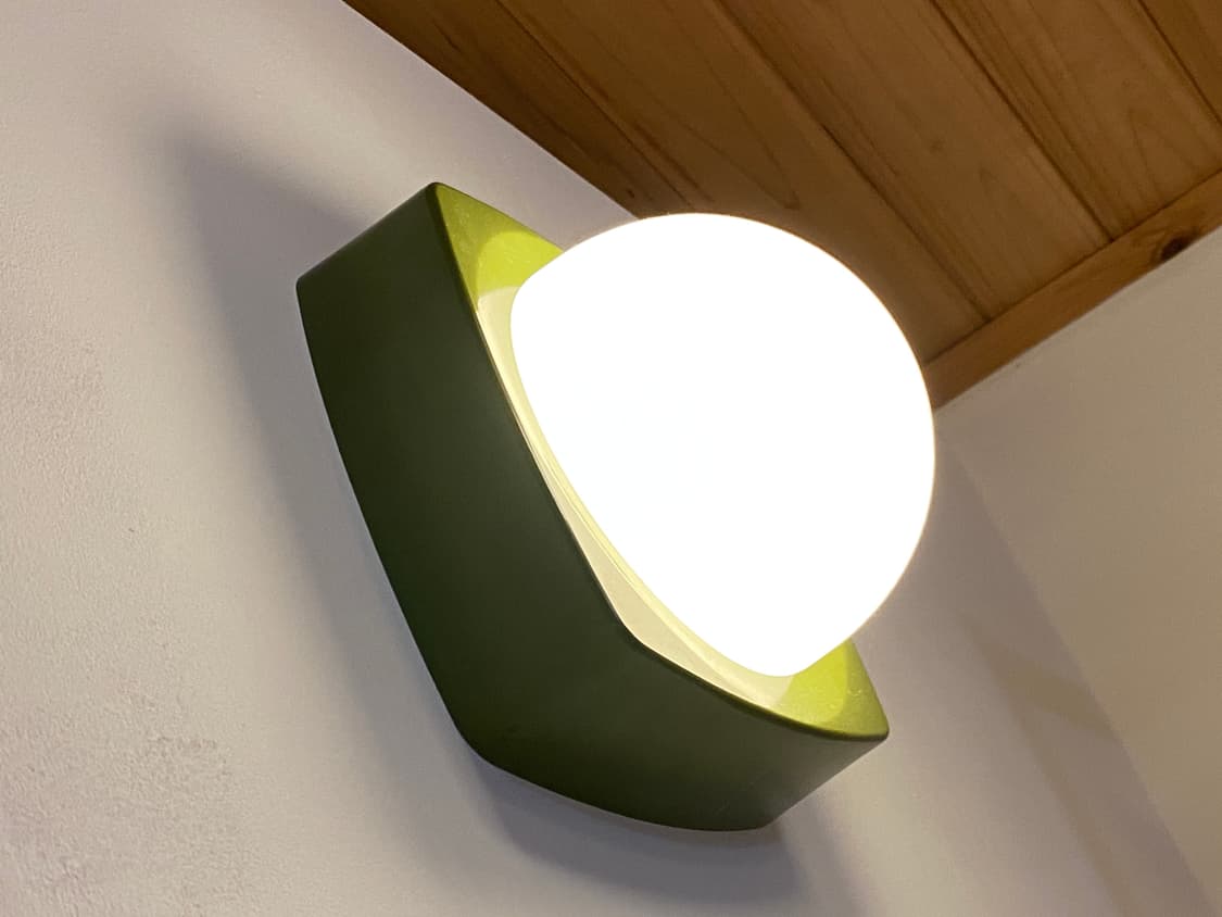 70년대 독일 빈티지 벽조명 HP leuchten 그린색상 상품이미지4