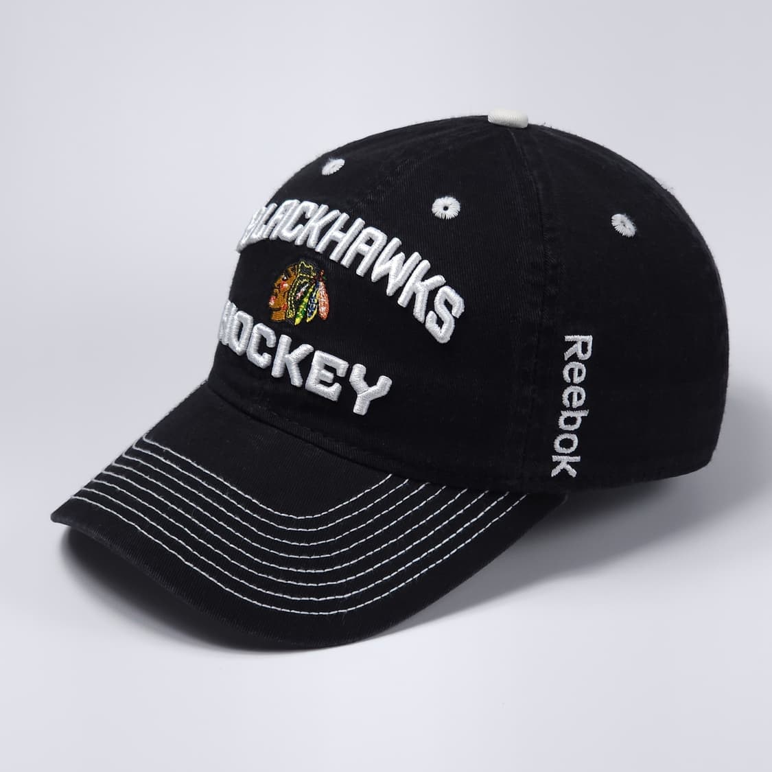 00's 리복 시카고 블랙호크스 NHL 아메리칸 빈티지 볼캡 모자 상품이미지2
