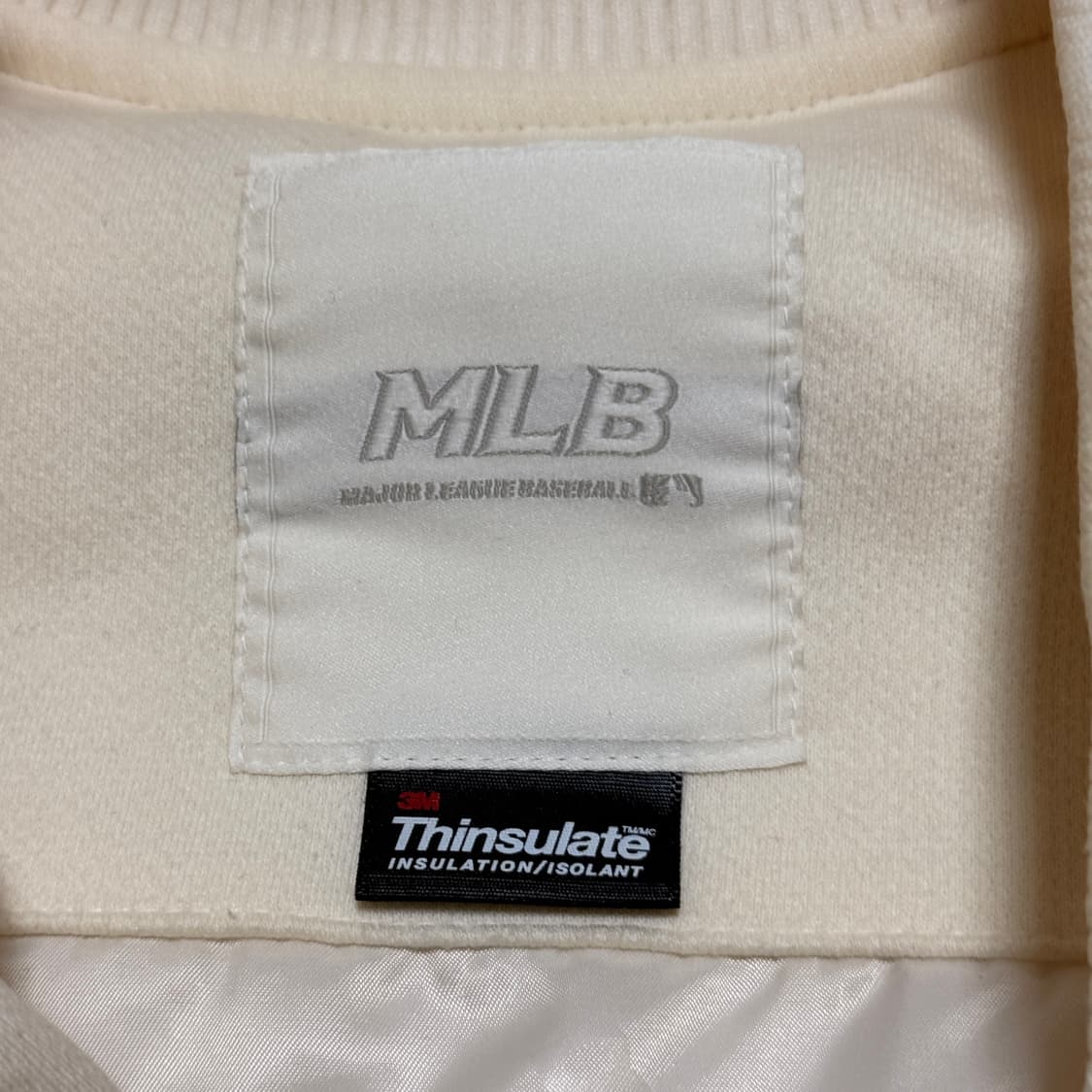 MLB 화이트 양키스 신슐레이트 바시티 자켓 L 상품이미지5