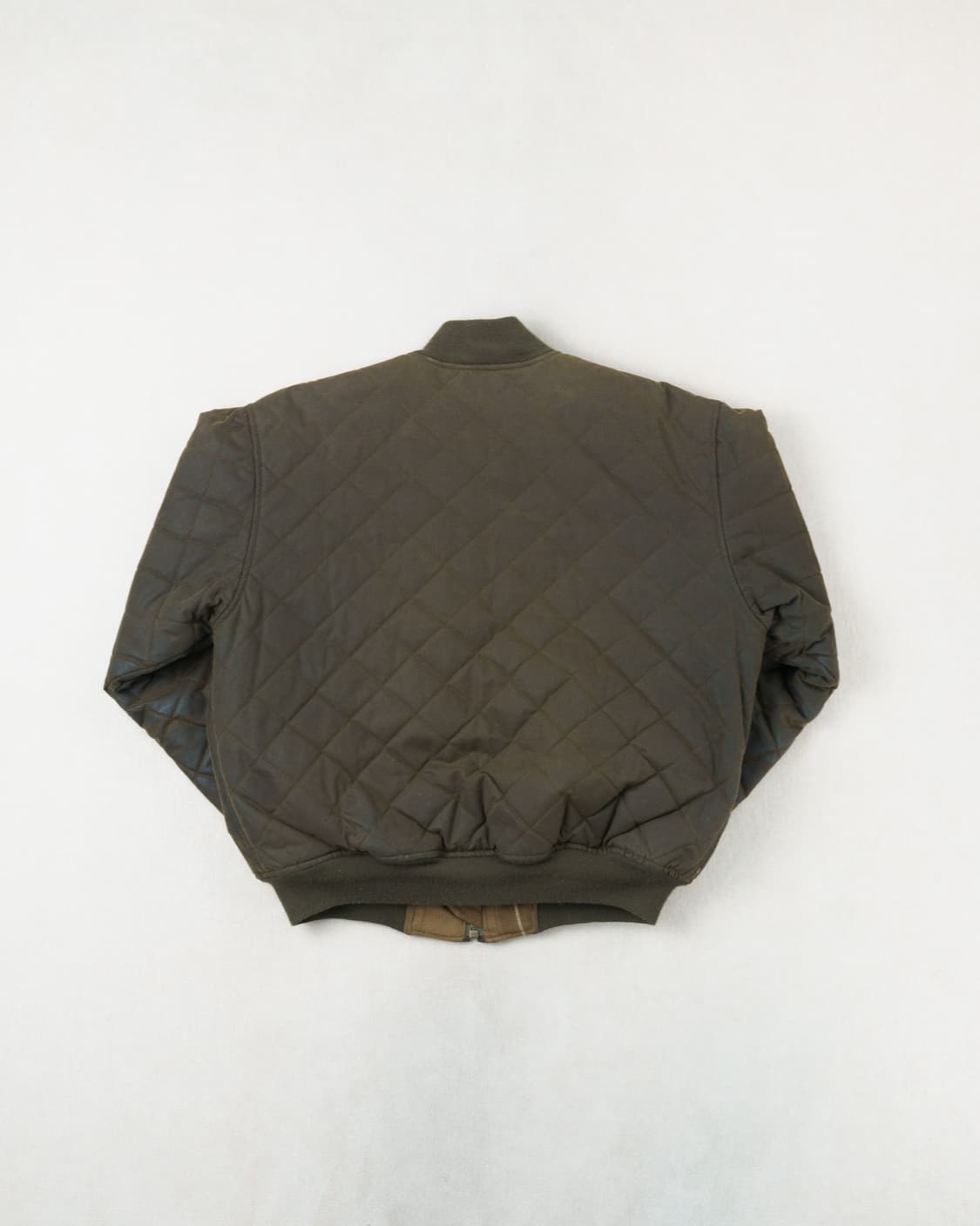 (L) 폴로 왁스 코튼 퀼팅 봄버 자켓 상품이미지7