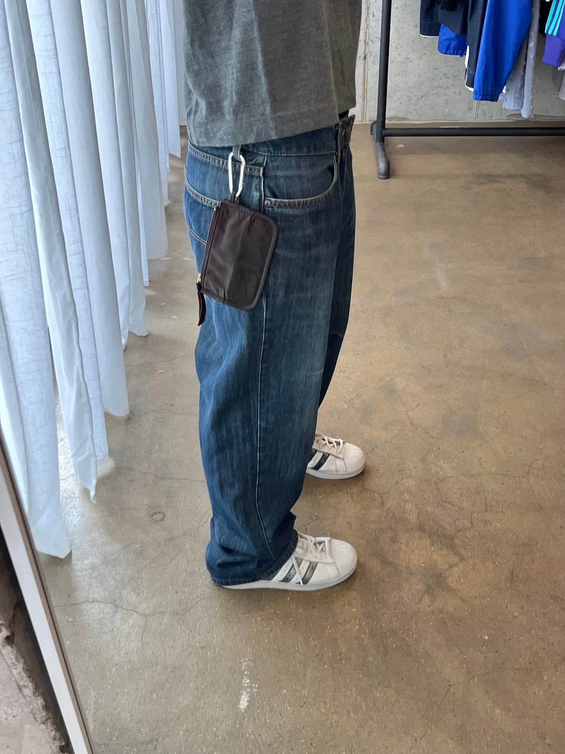 PORTER 포터 말가죽 파우치 지갑 브라운 상품이미지3