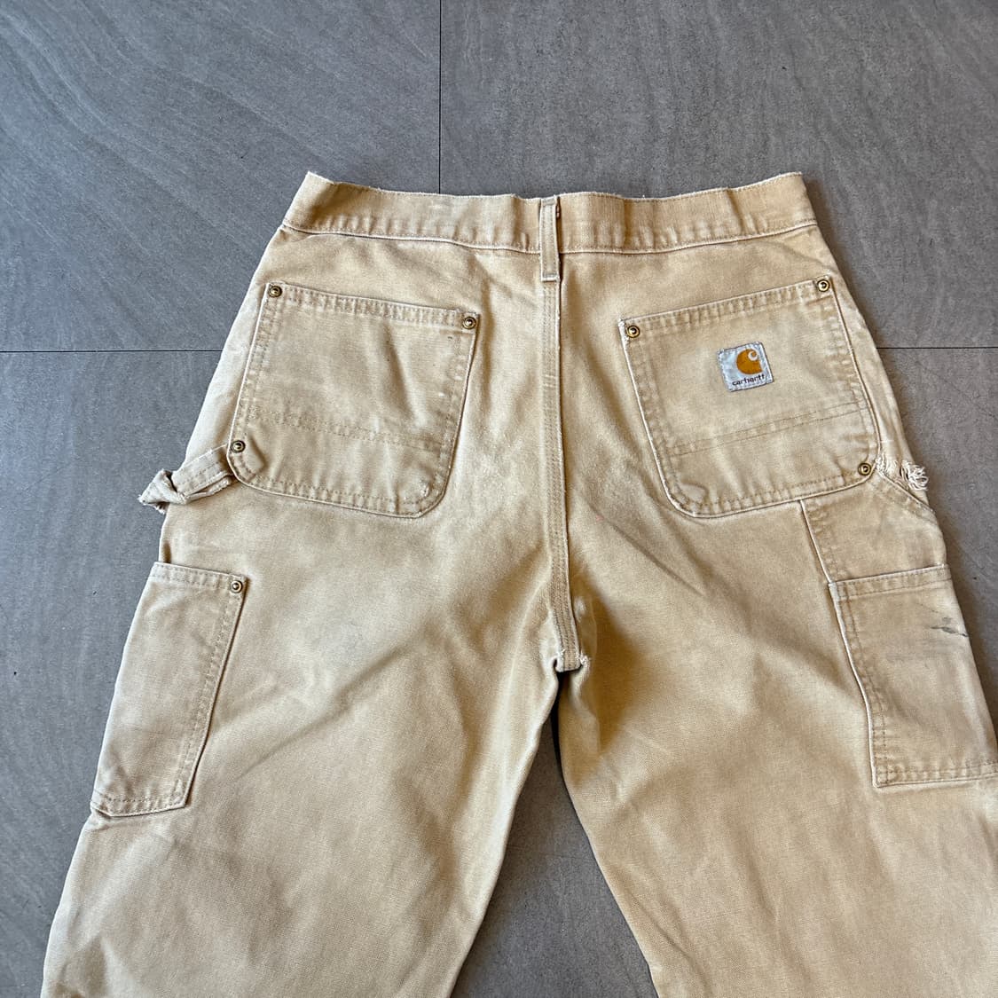 칼하트 정품 베이지 더블니 팬츠 상품이미지7
