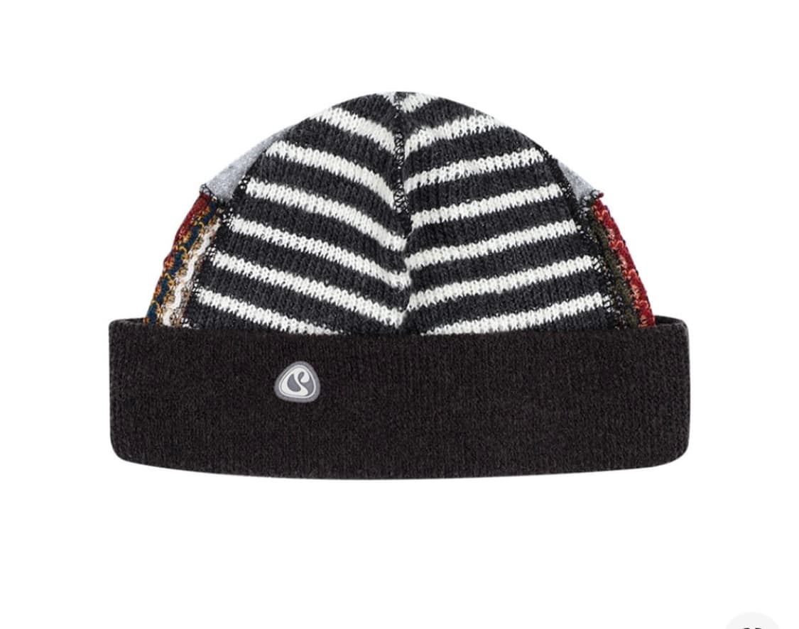 코이세이오 패치워크 비니 브라운 상품이미지1