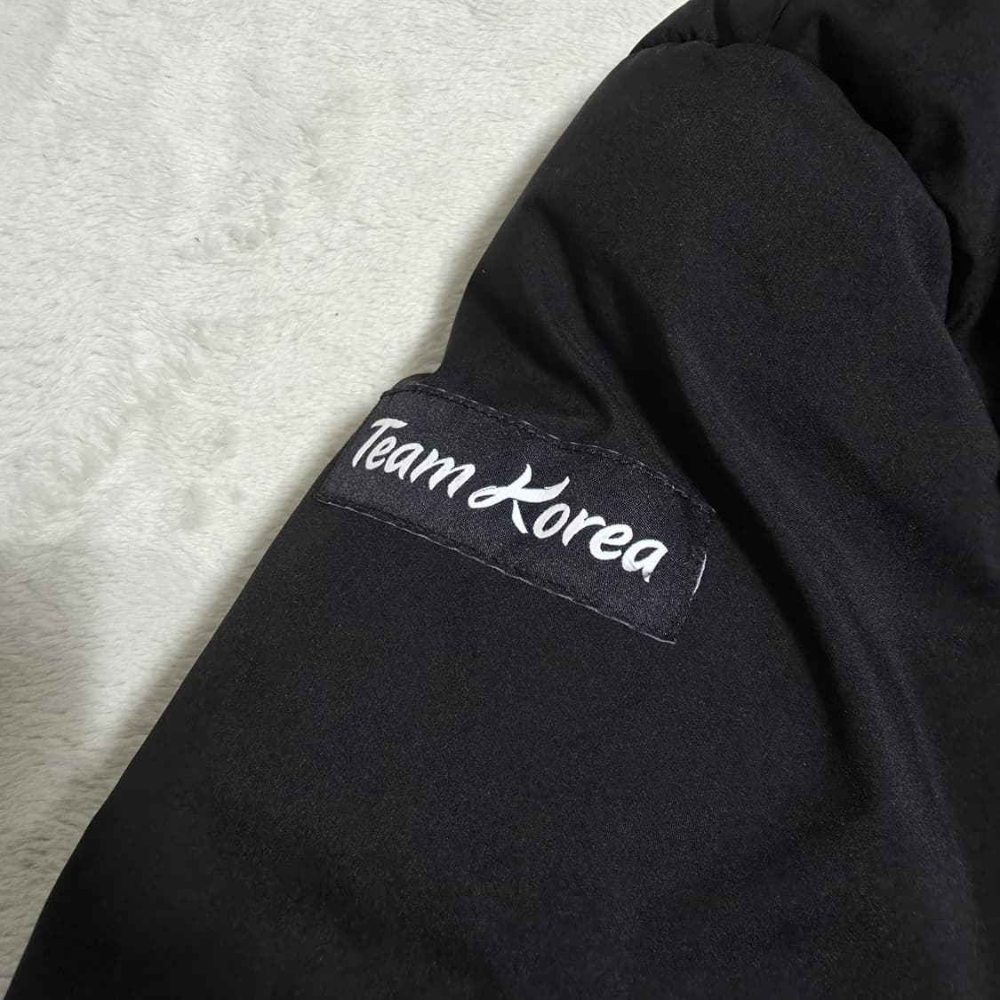 (M)노스페이스 팀코리아 패치 구스다운 롱 패딩 상품이미지4