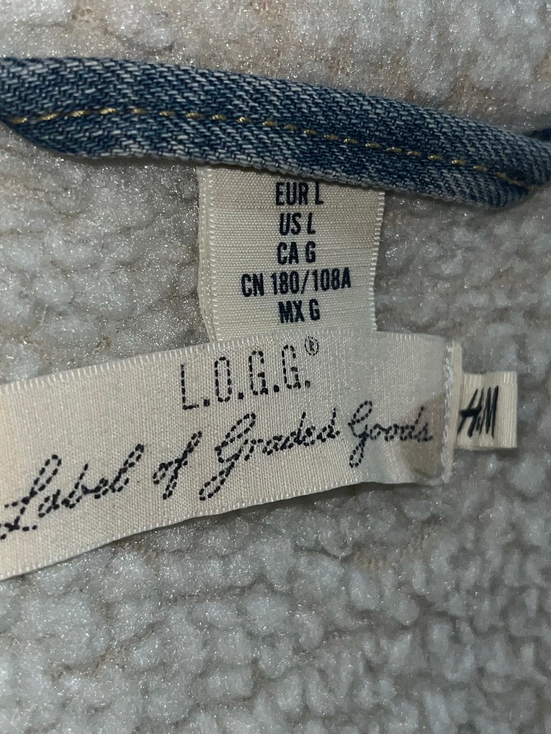 H&M 남자 데님 재킷 상품이미지4