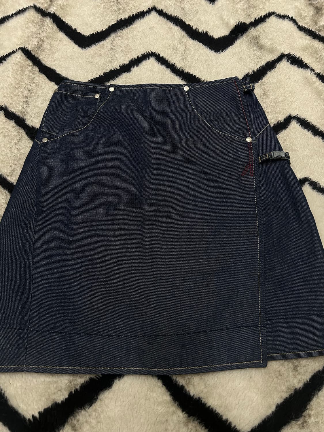 [S]리바이스 엔지니어드 랩 미니 스커트/생지 상품이미지3