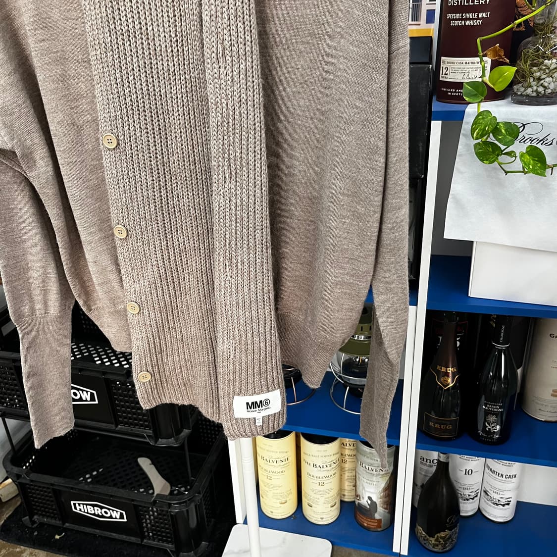 MM6 메종마르지엘라 머플러 레이어드 가디건 S 상품이미지3