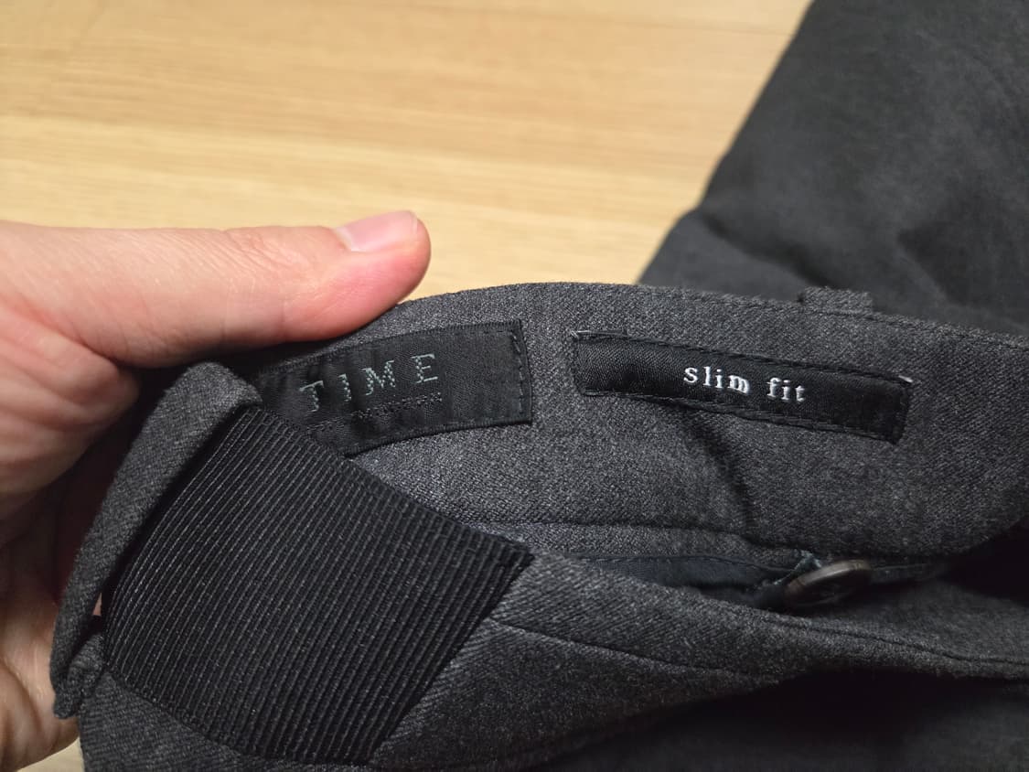 타임 옴므 사이드 밴딩 슬랙스 팬츠 상품이미지6