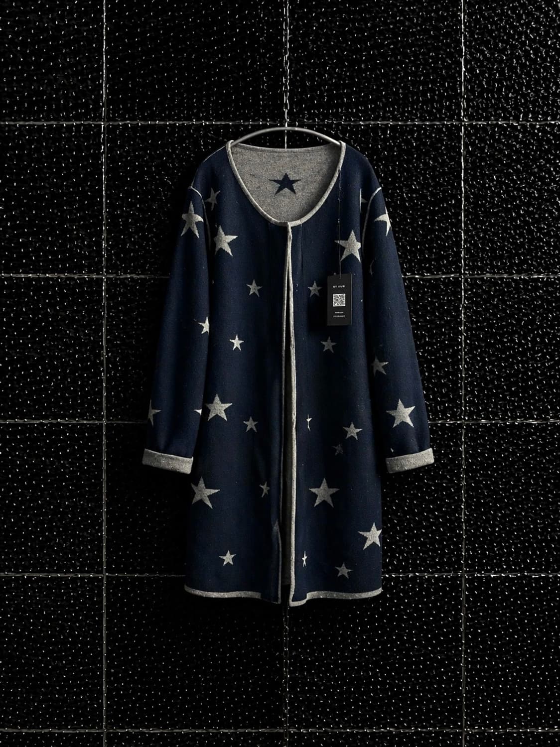 리버시블 스타 롱 가디건 상품이미지2