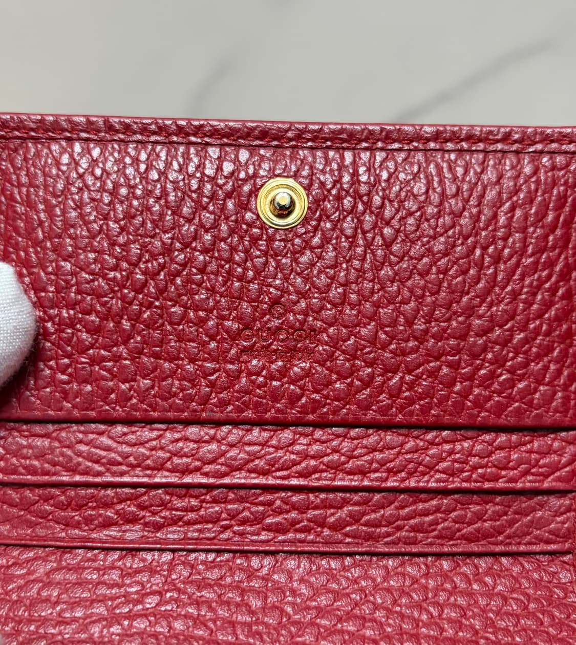 [정품] S급 구찌 마몬트 중지갑 레드 상품이미지4