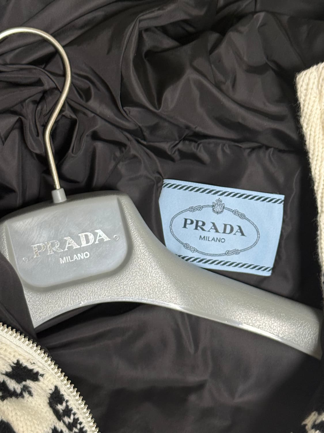 프라다 여성 캐시미어 크롭 후드집업 36 상품이미지6