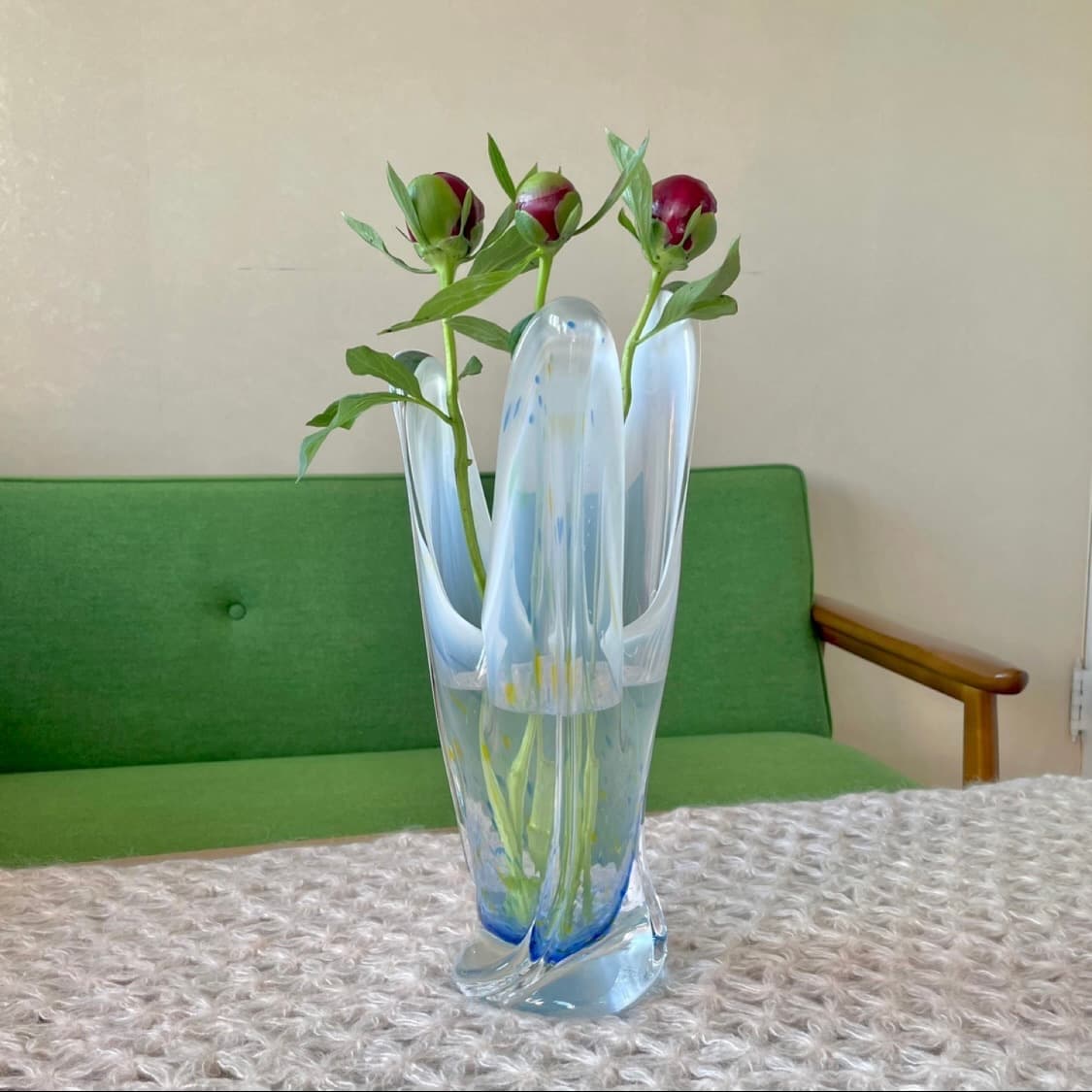 [빈티지 화병] 70’s vintage 블로잉 글라스 유리 화병 상품이미지3