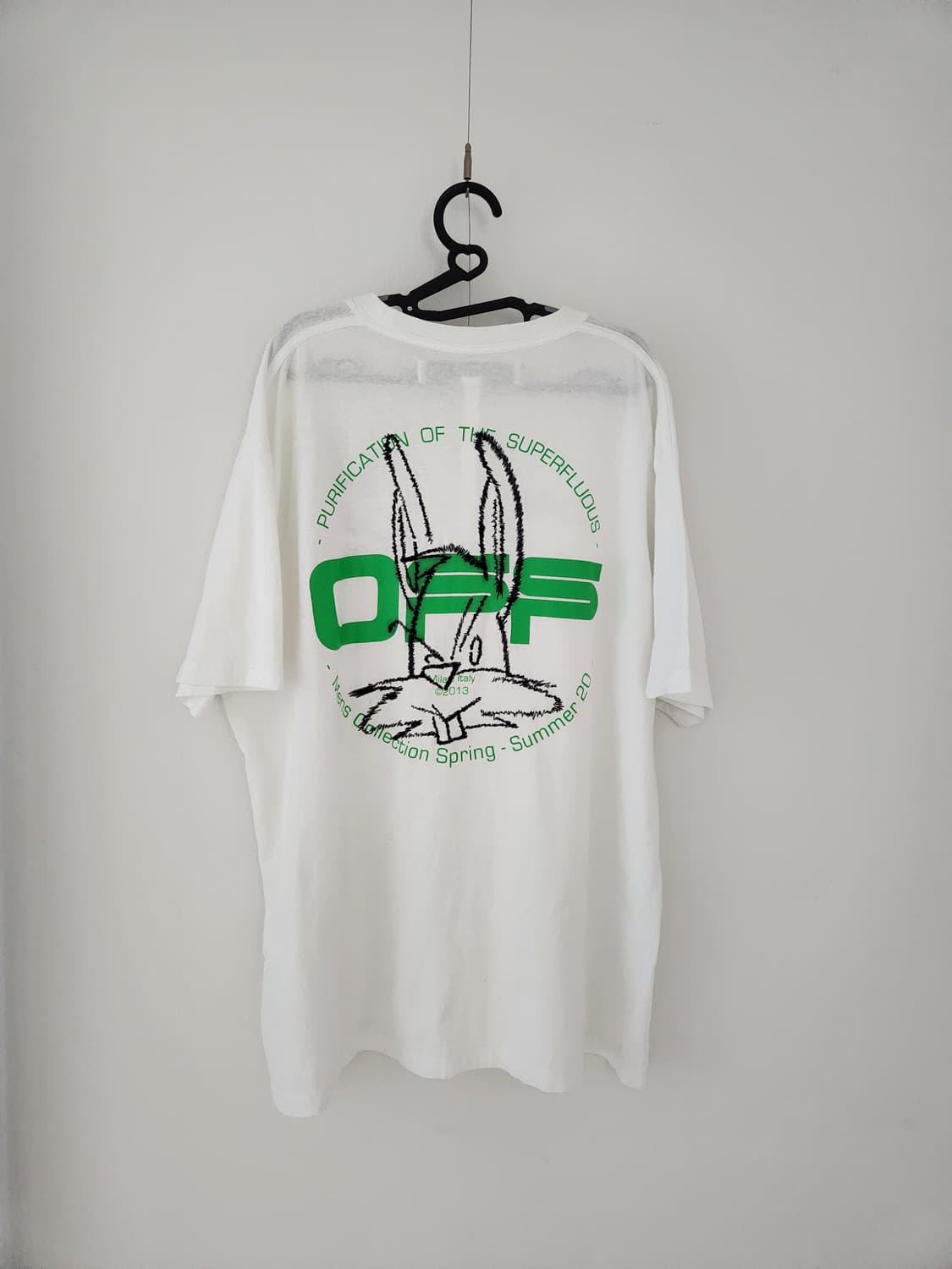 오프화이트  해리 더 버니 오버핏 티셔츠 상품이미지3