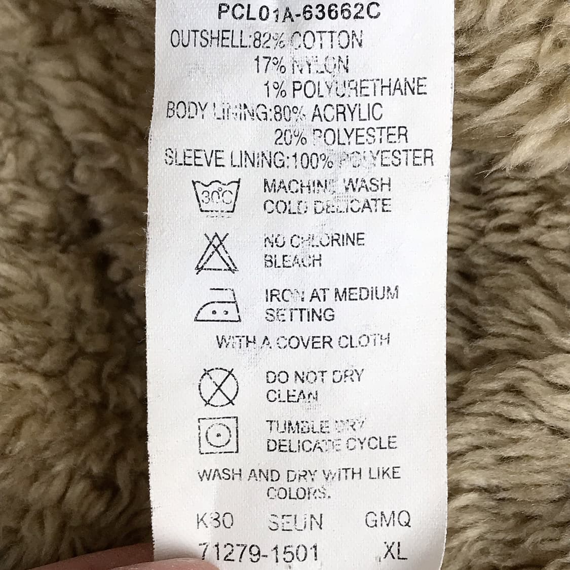 리바이스 세르파 양털 워크 데님 자켓 남성XL (105) 상품이미지8