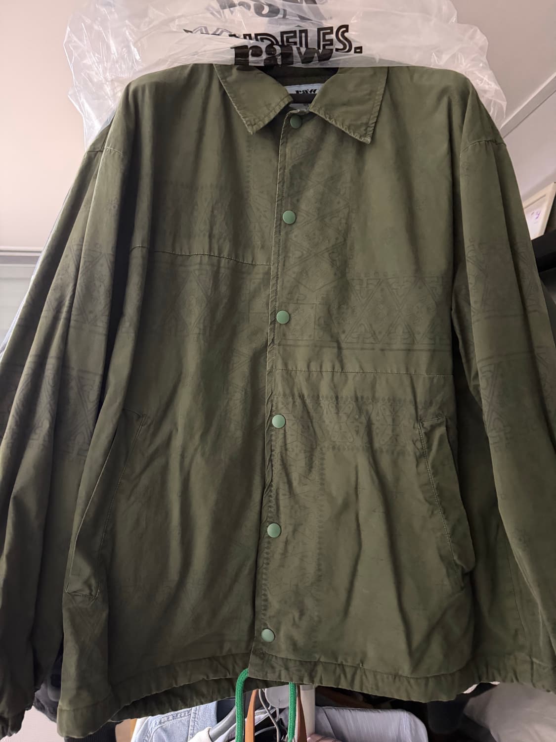 블라인드파일즈 반다나 코치자켓 올리브 상품이미지1