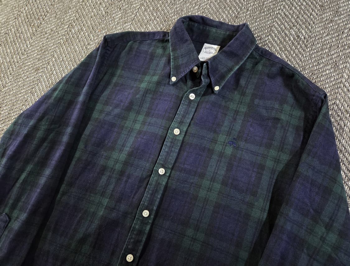 브룩스 브라더스 블랙워치 체크 버튼 다운 셔츠
 상품이미지3