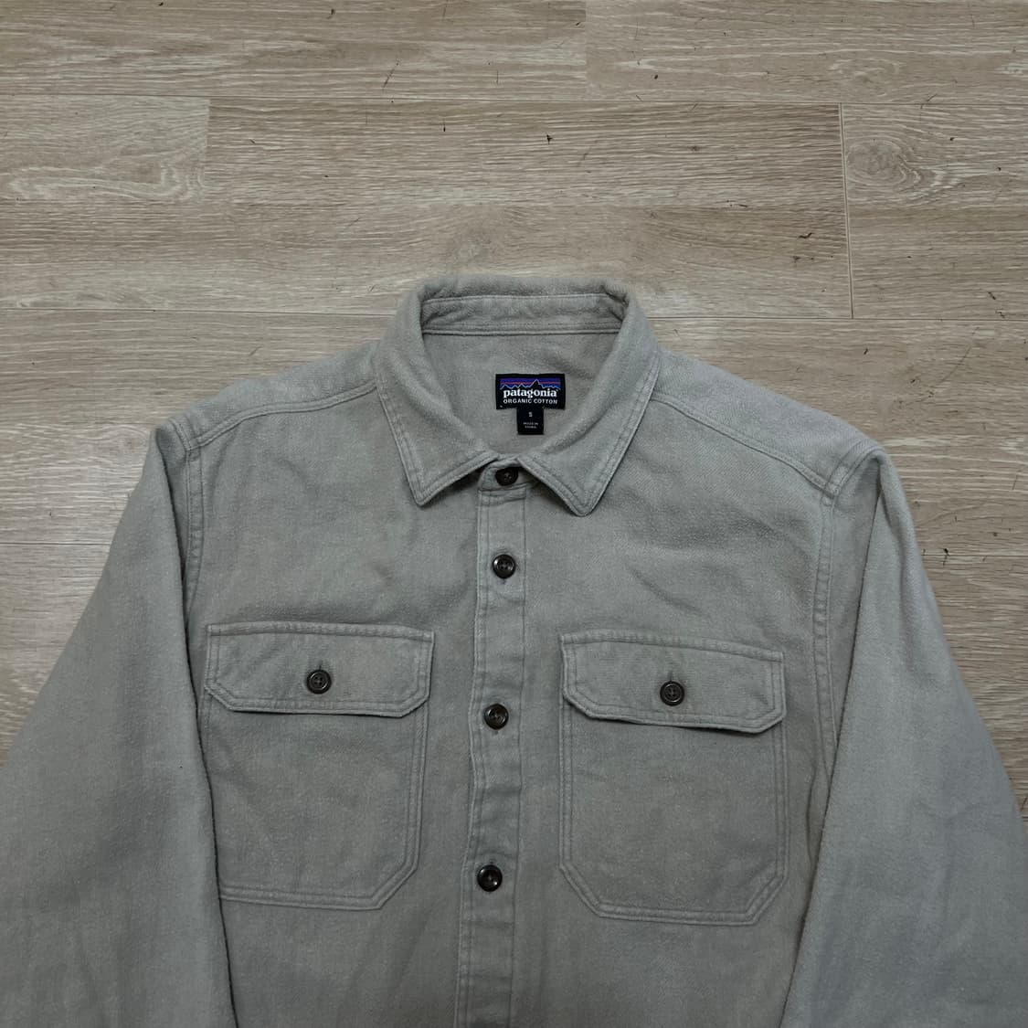 파타고니아 오가닉 코튼 포켓 플라넬 셔츠 [그레이] S/90 상품이미지2