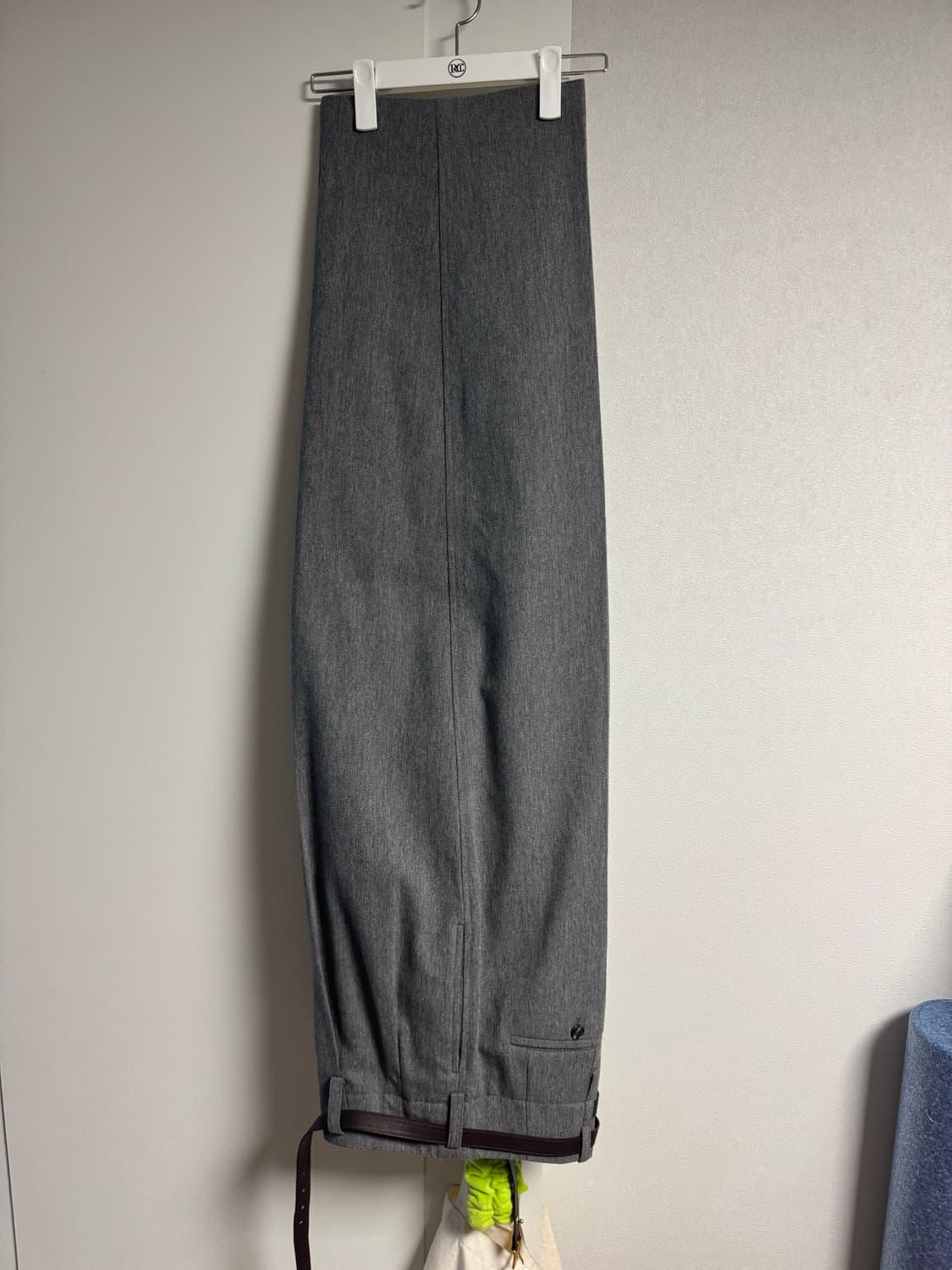 렉토 퀸시 벨티드 팬츠 m 그레이 상품이미지4