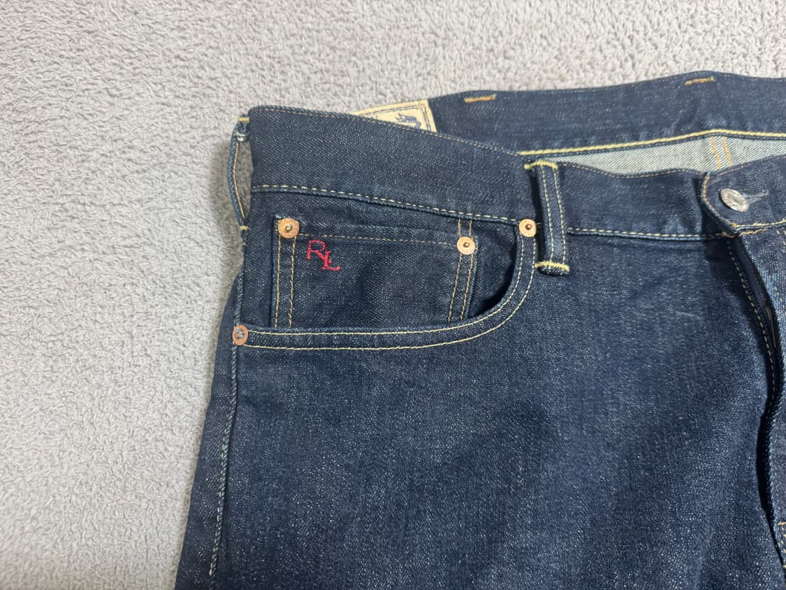 38 매장정품 polo 폴로 랄프로렌 진청 리지드 데님 청바지  상품이미지2