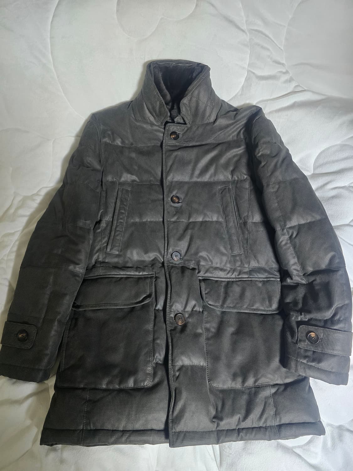 앤드류마크 남성 천연양가죽 구스다운 패딩 코트 (100사이즈) 상품이미지3