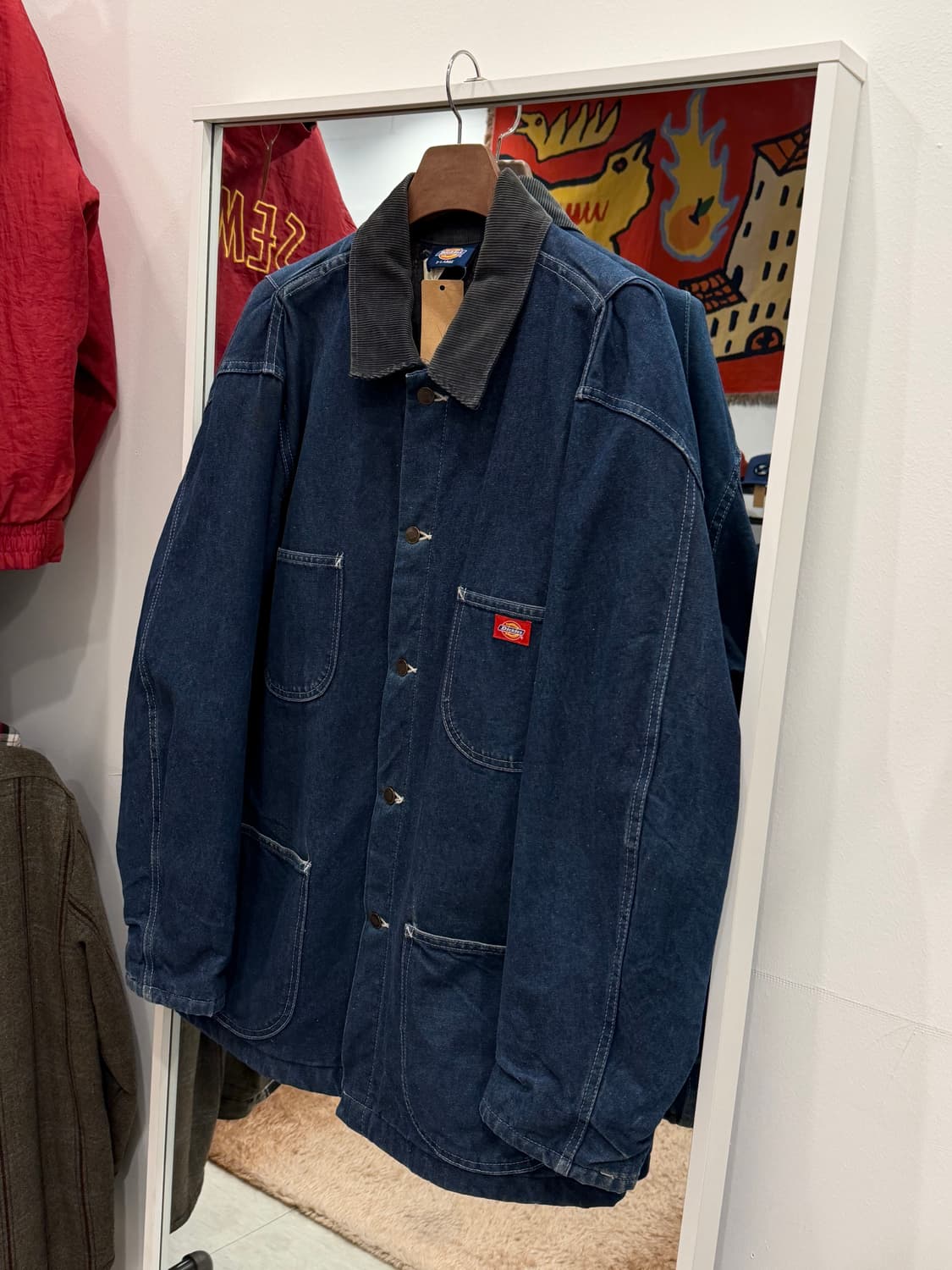 90s Dickies 디키즈 데님 초어 코트 워크 자켓 상품이미지1