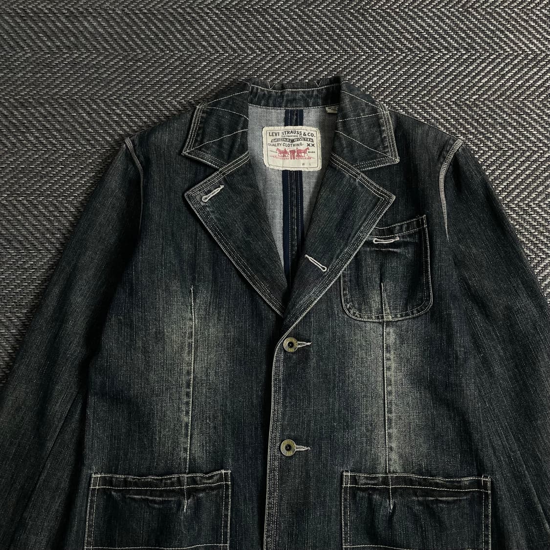 리바이스 클래식 데님 워싱 블레이저 자켓y 3779 상품이미지5